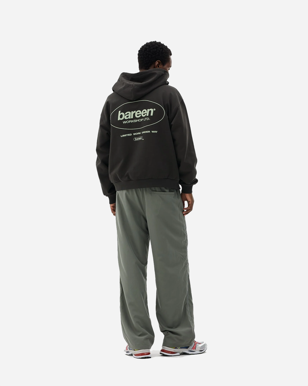 Boba Oversize Hoodie Full Zip - Pirate Black