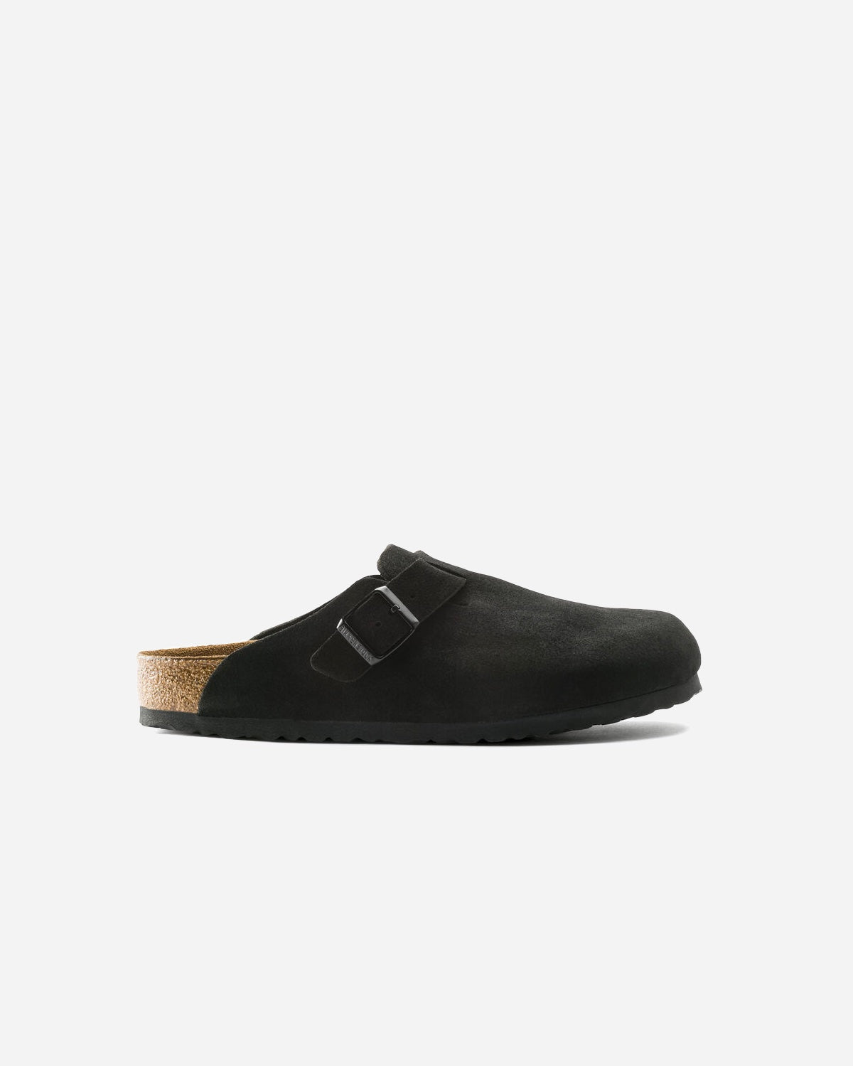 Boston Suede Leather Narrow - Black