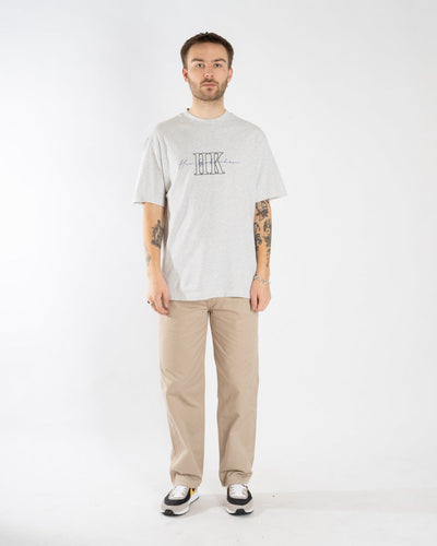 Boxy Tee - Grey Melange Hk - Munk Store