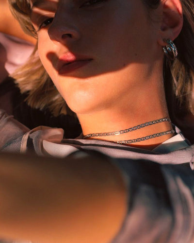 Carlo Necklace - 43 Cm - Sterling Silver - Munk Store