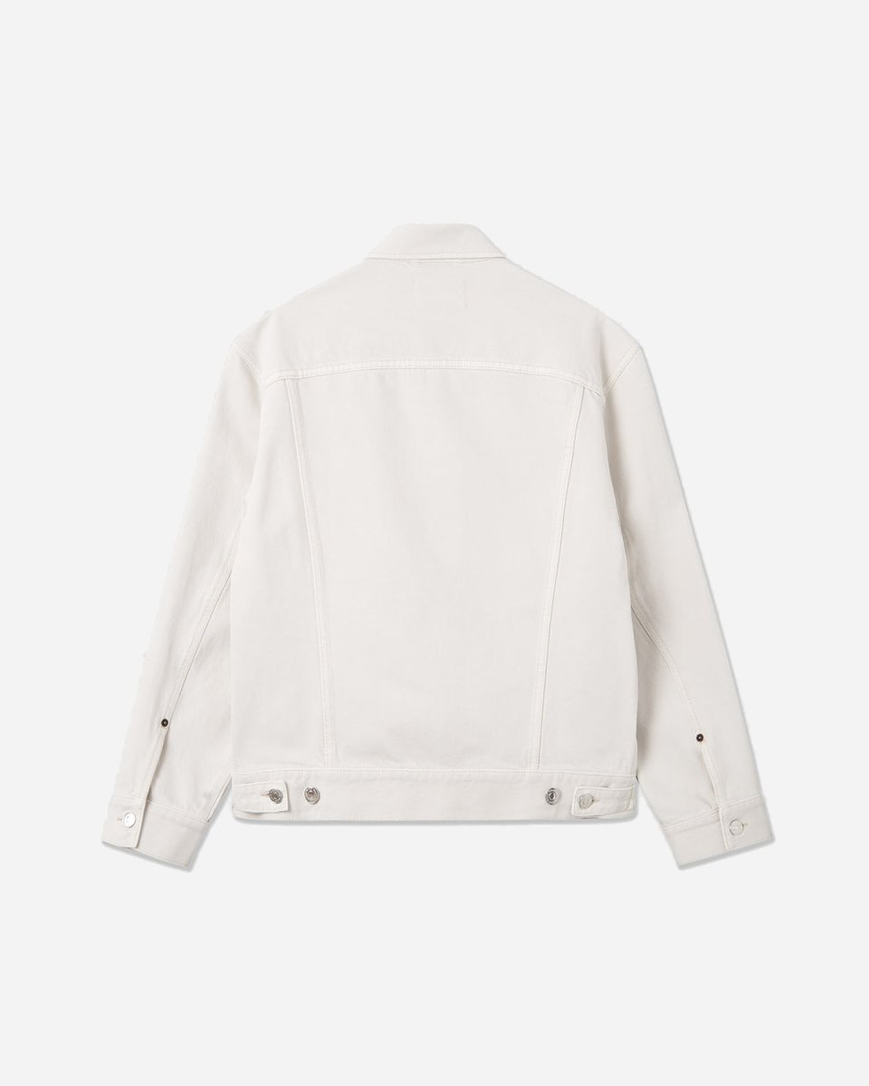 Carrie Rigid Denim Jacket - Off White - Munk Store