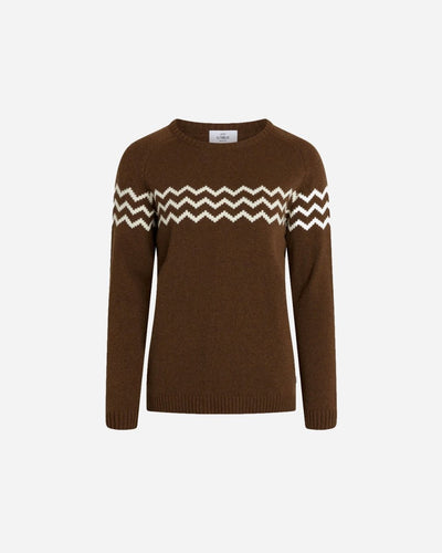 Cecilie knit - Coffee/Cream - Munk Store