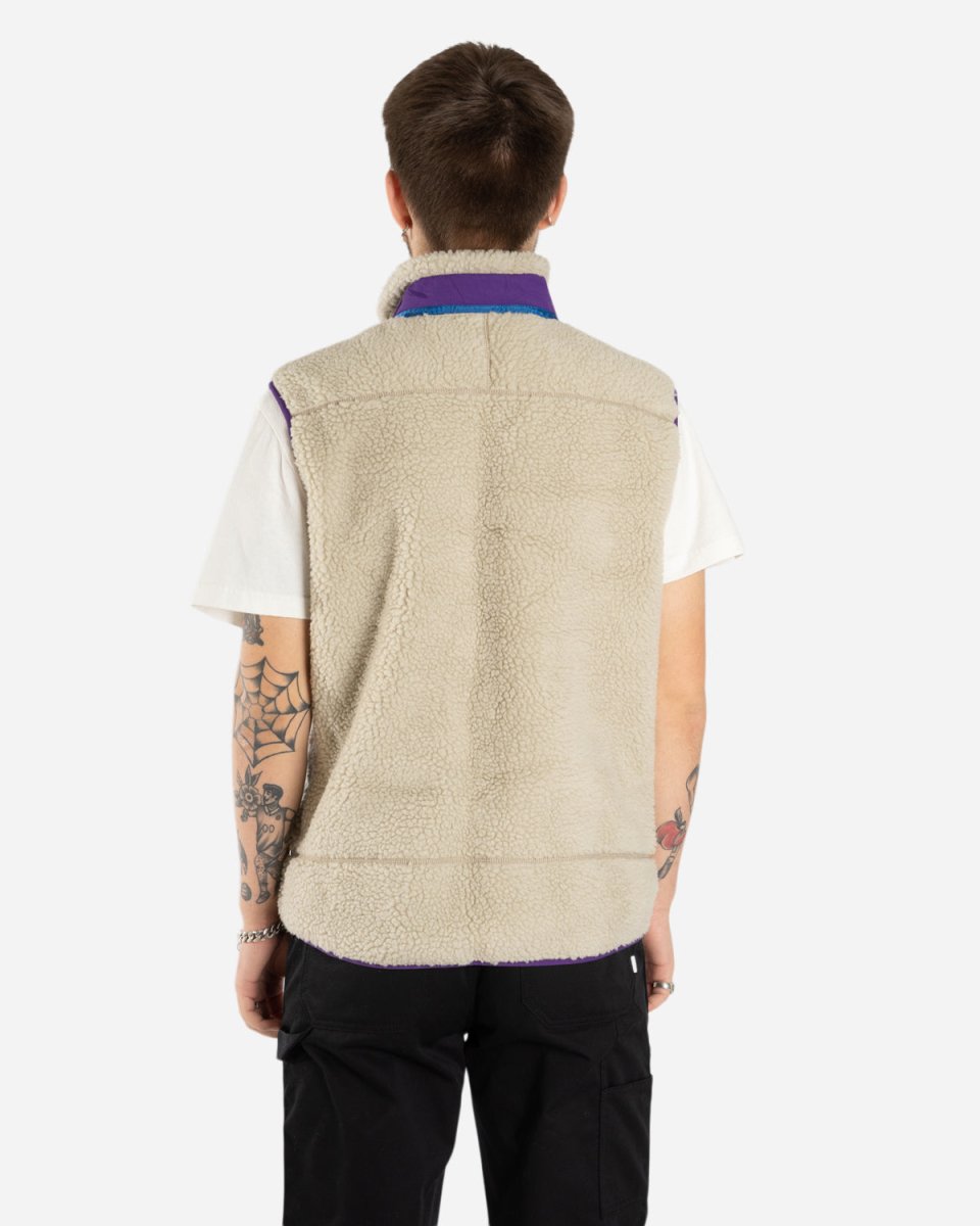 Classic Retro-X Vest - Pelican W/Purple - Munk Store