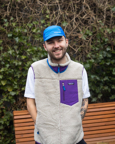 Classic Retro-X Vest - Pelican W/Purple - Munk Store