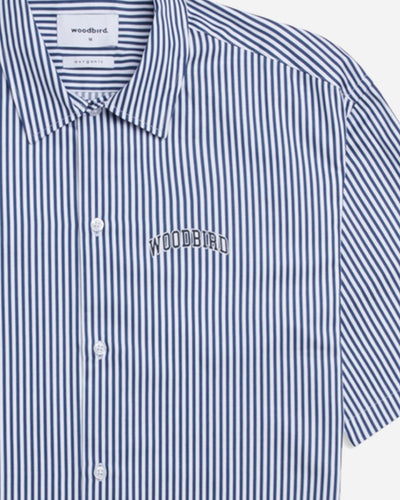 Claymoon Ball Shirt - White/Blue - Munk Store