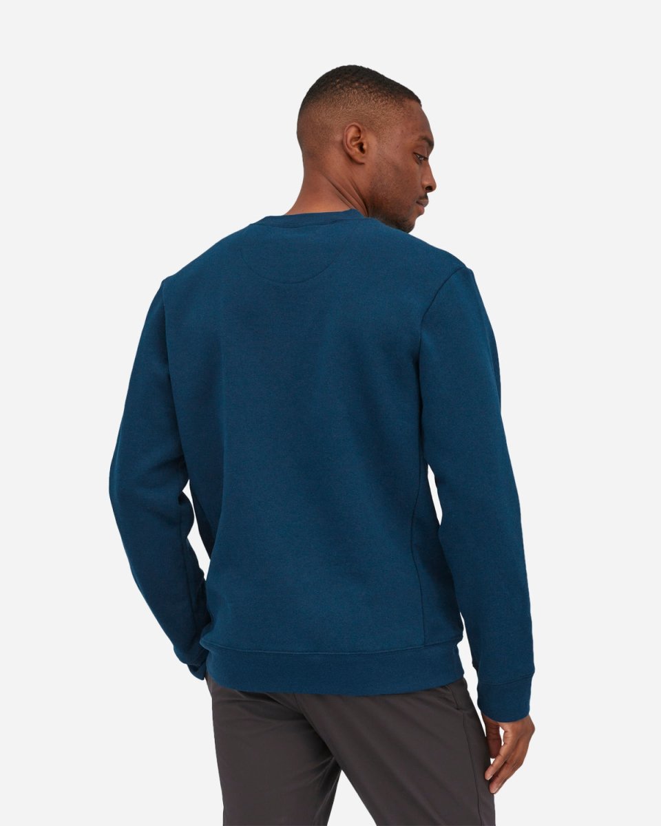 Clean Climb Hex Uprisal Crew Sweatshirt - Tidepool Blue - Munk Store