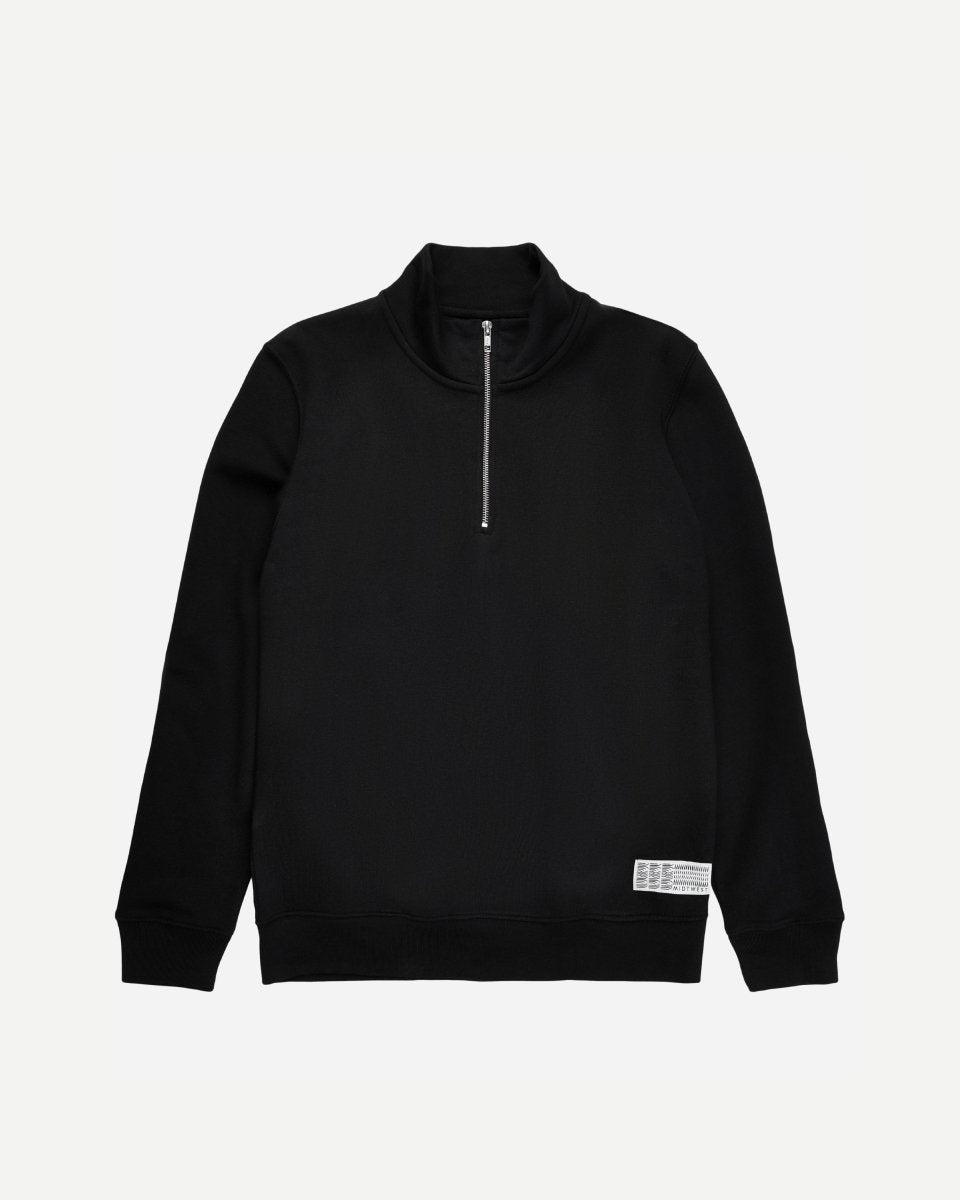 Cloudy Half Zip - Black - Munk Store