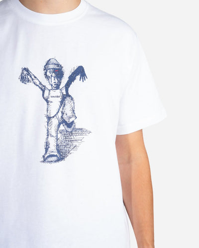 Cyber Man Tee - White - Munk Store