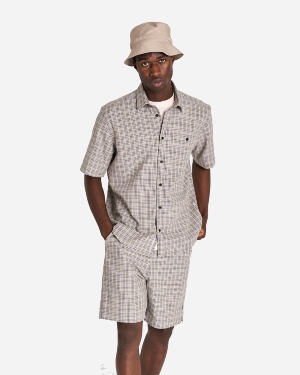 Dads Check Shirt - Light Sand - Munk Store