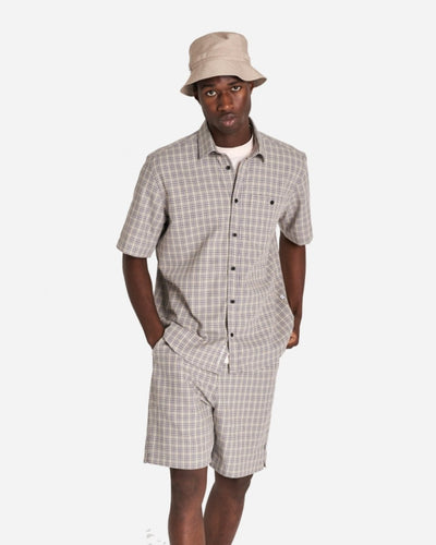 Dads Check Shirt - Light Sand - Munk Store