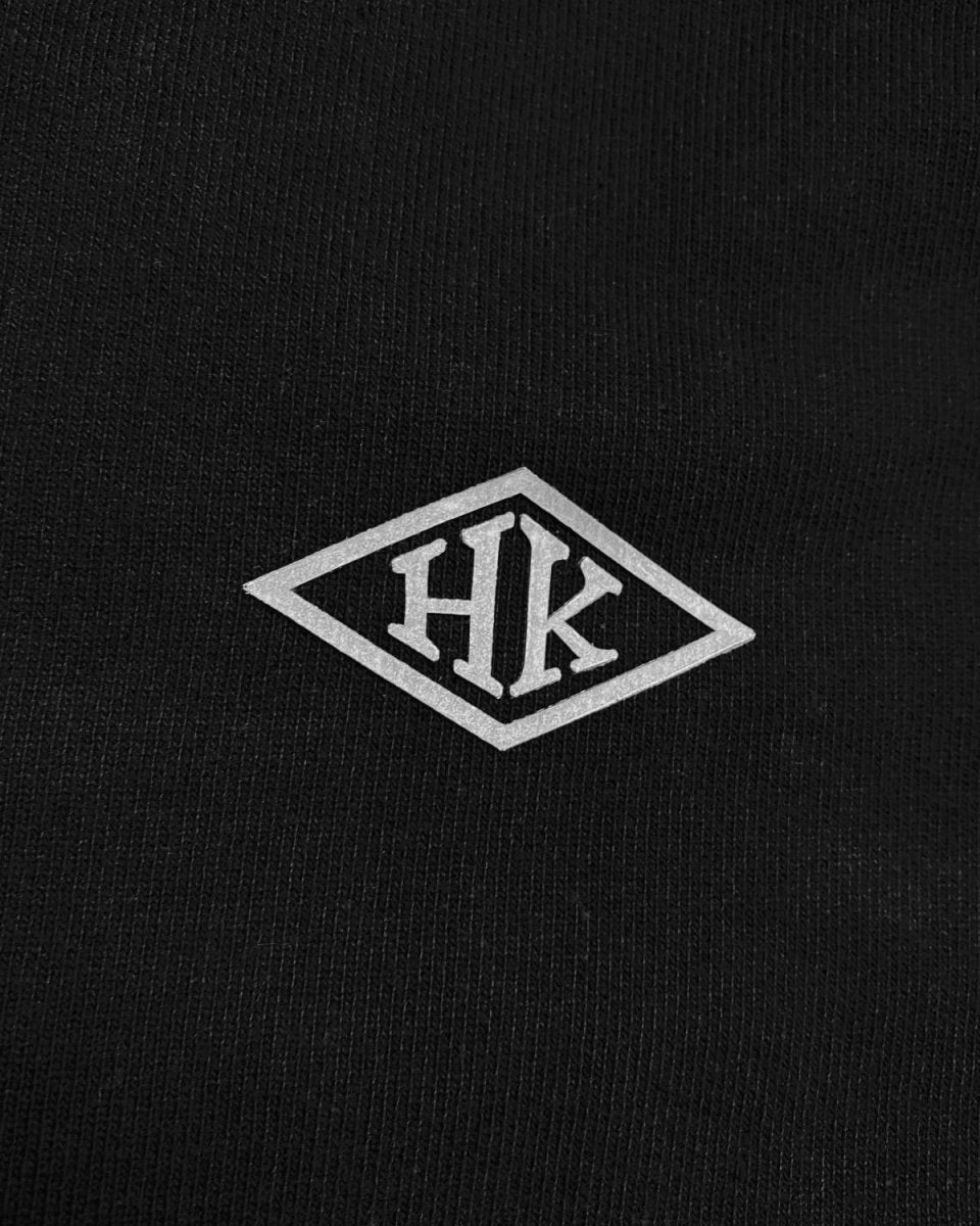 Diamond Logo Tee - Distressed Black - Munk Store