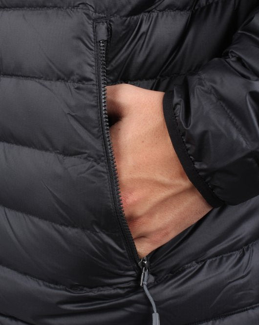 Down Sweater Hoody - Black - Munk Store