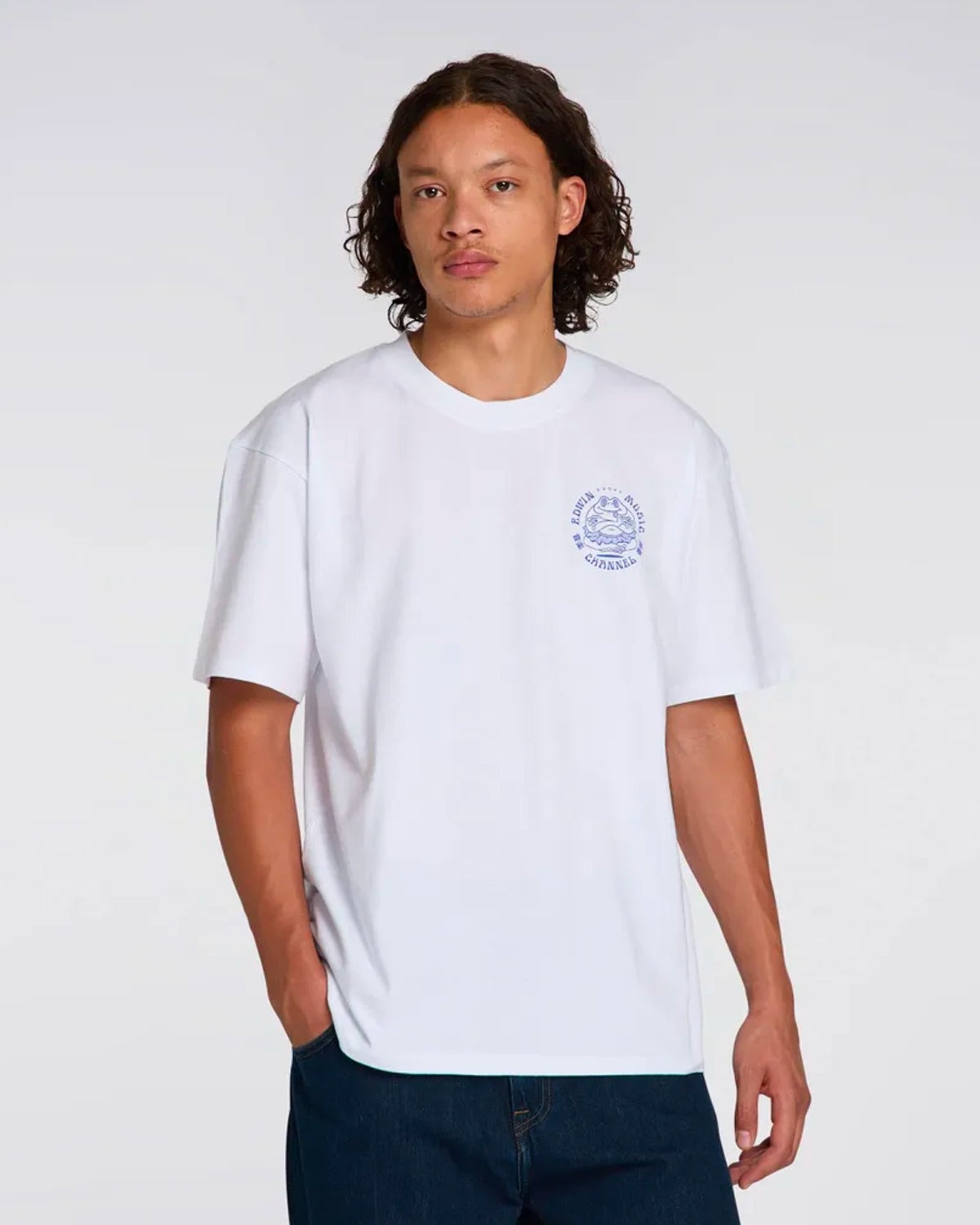 Edwin Music Channel T-Shirt - White