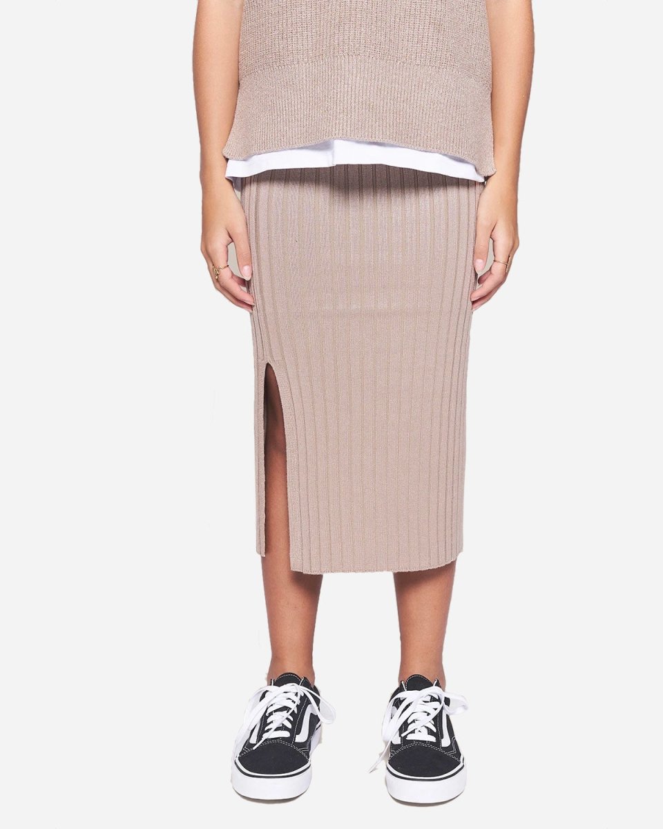 Else Knit Skirt - Sand - Munk Store