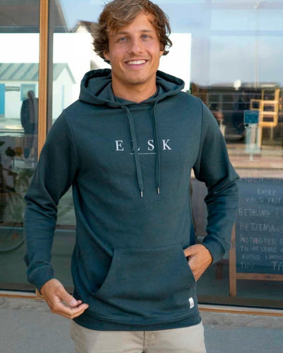 ELSK PURE TVÆRS MEN'S HOODIE - STONE GREEN - Munk Store