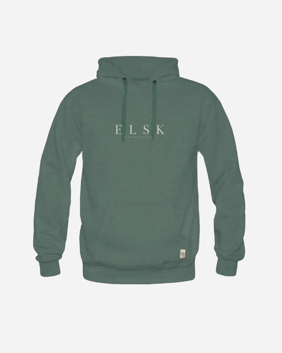 ELSK PURE TVÆRS MEN'S HOODIE - STONE GREEN - Munk Store