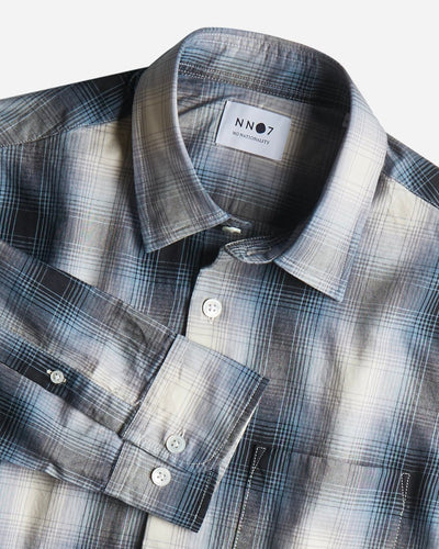 Errico Shirt 5275 - Blue Check - Munk Store