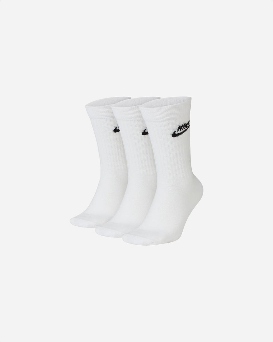 Essential Crew Socks 3-Pack - White - Munk Store