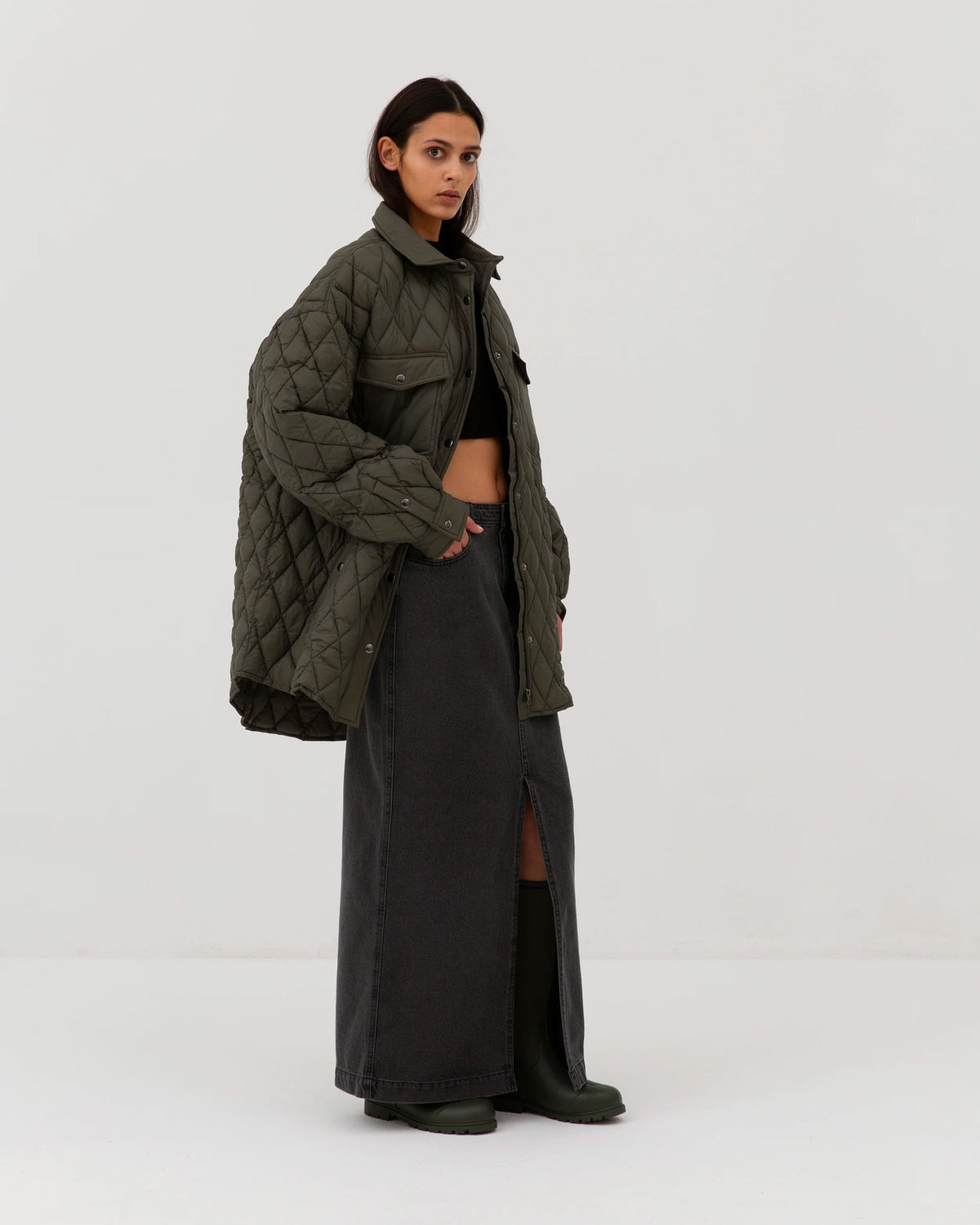 Sporty Jacket - Forest Green
