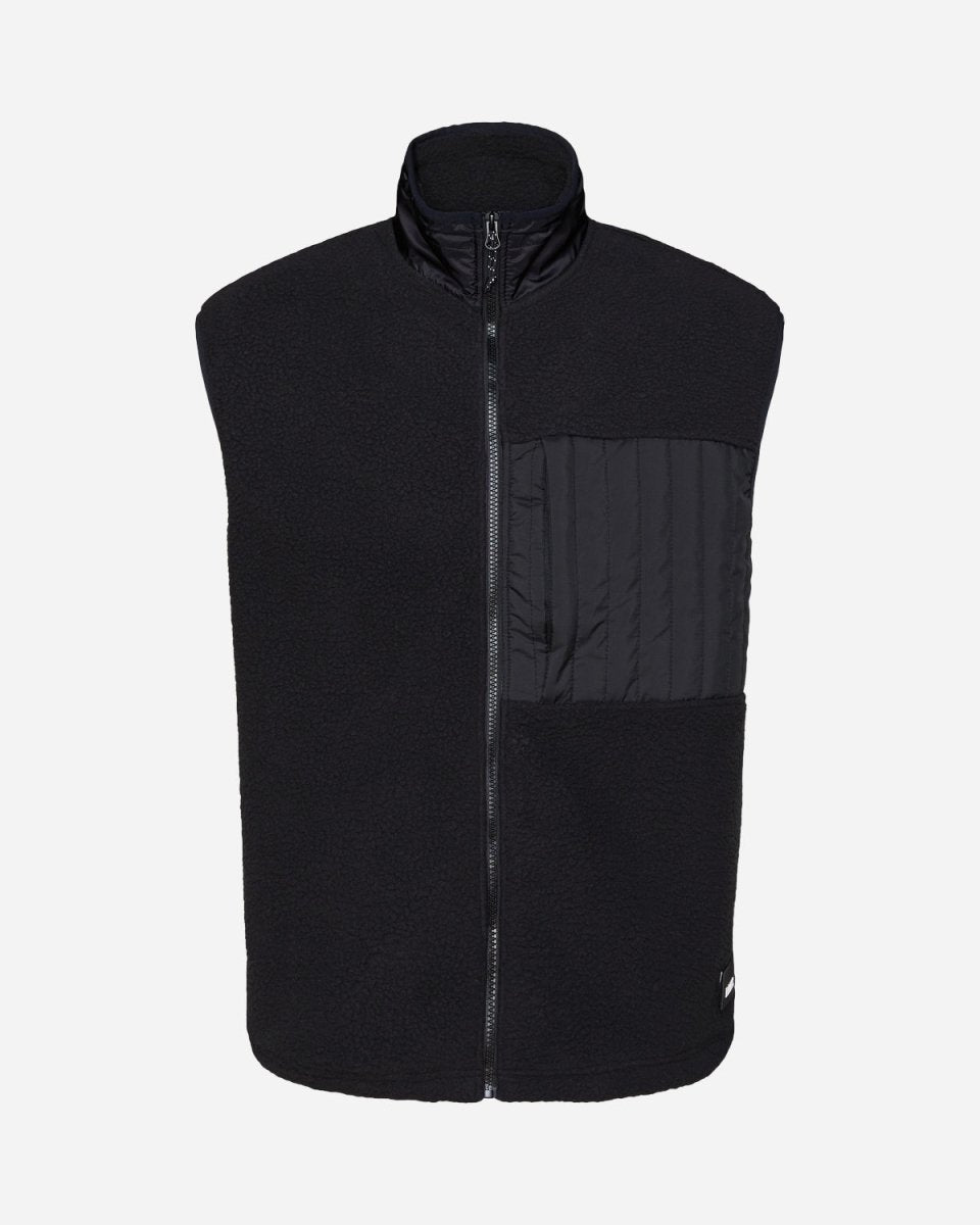 Fleece Vest - Black - Munk Store