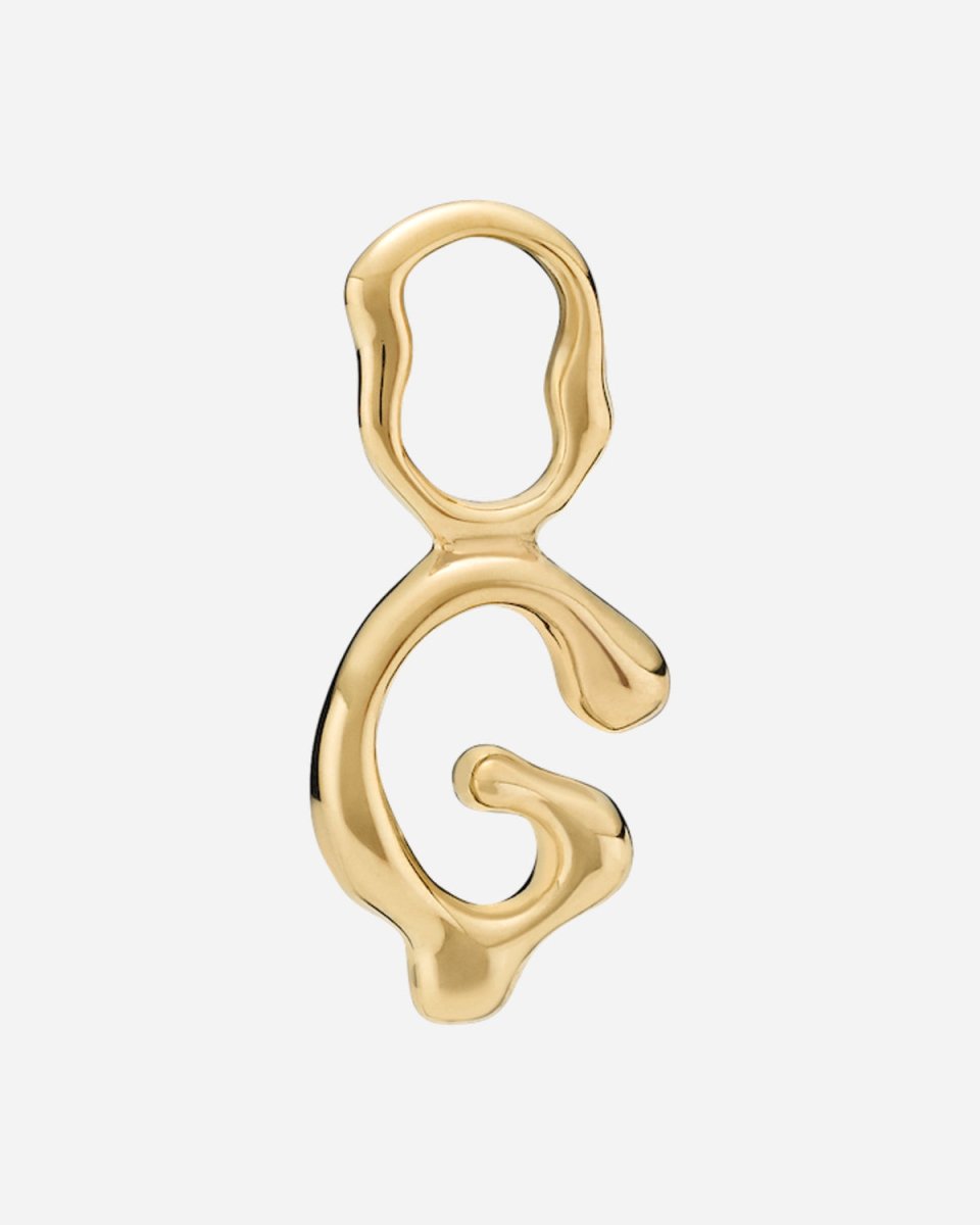 Fluent Letter Charm - Gold - Munk Store