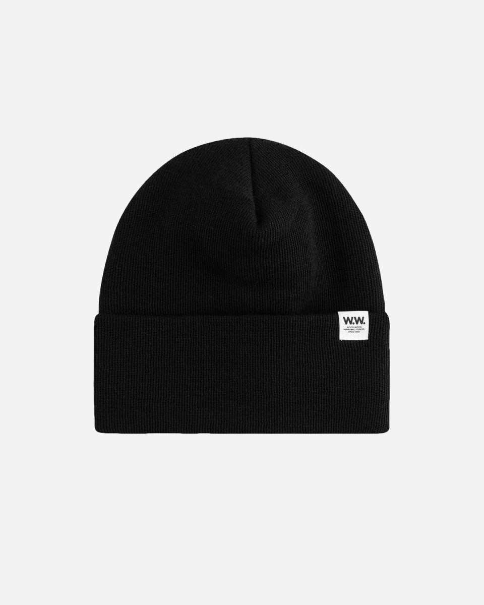 Gerald Tall Beanie - Black - Munk Store