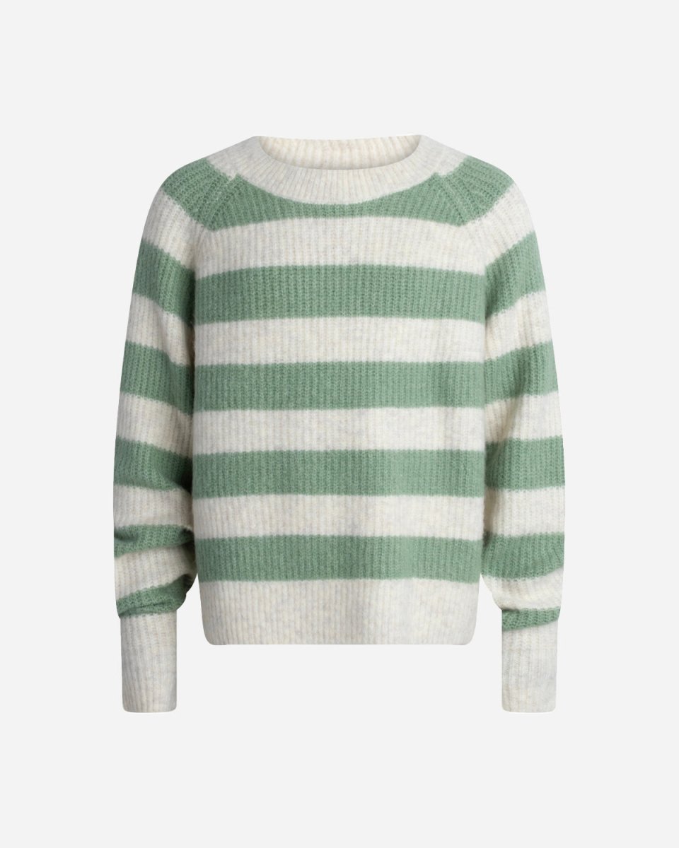 Gigi Stripe Knit - Light Green - Munk Store