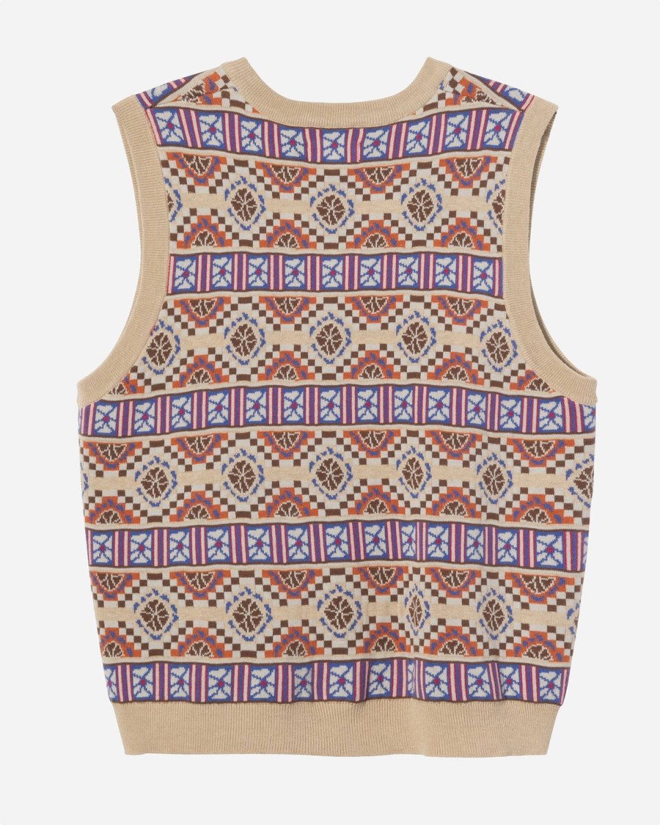 Giza Sweater Vest - Beige - Munk Store