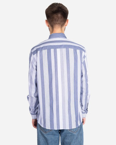 Glinse Stripe Shirt - White - Munk Store