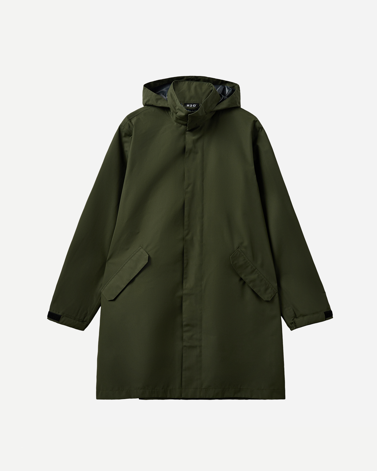 Rømø LW Rain Long Jacket - Army