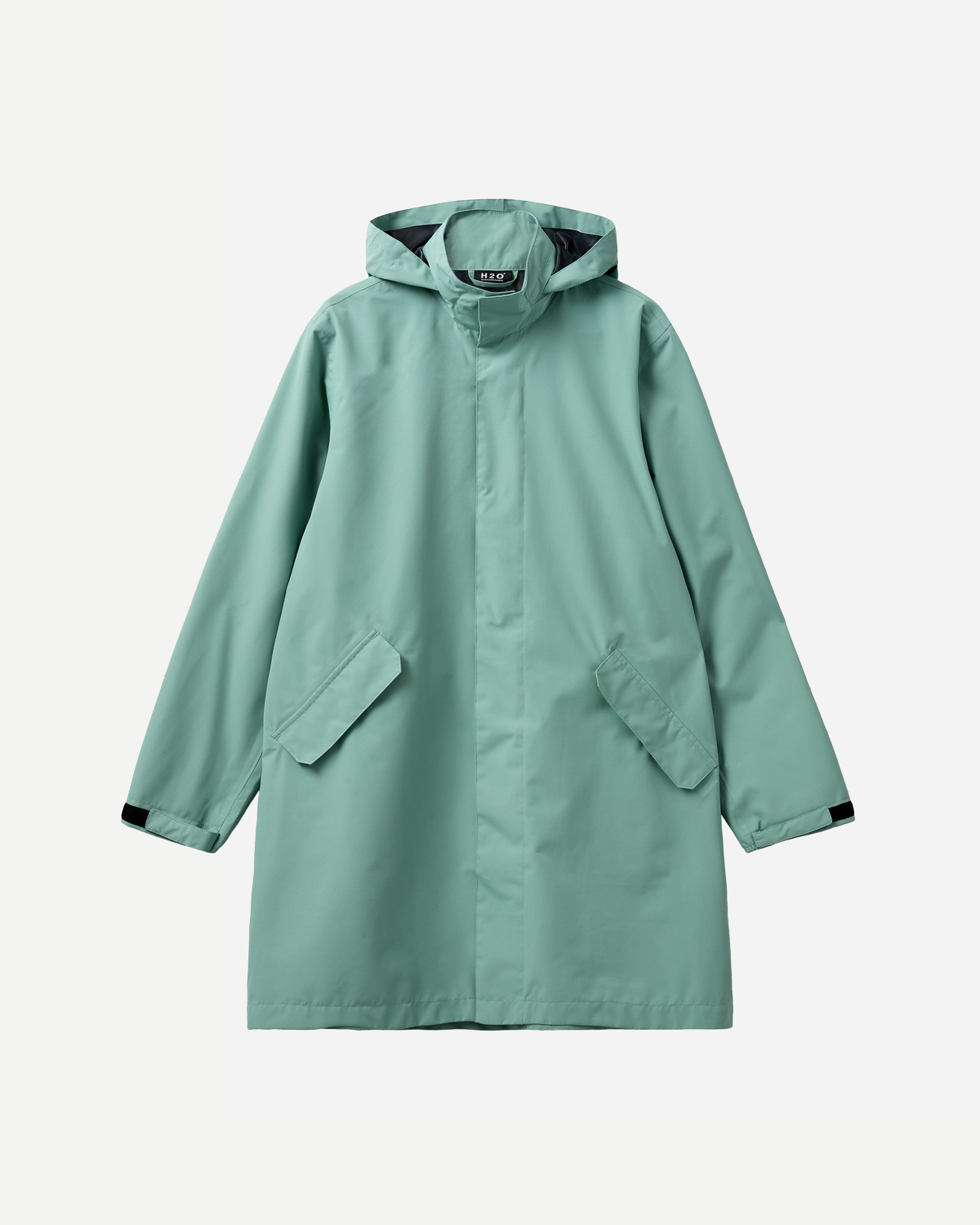 Rømø LW Rain Long Jacket - Sea Grass