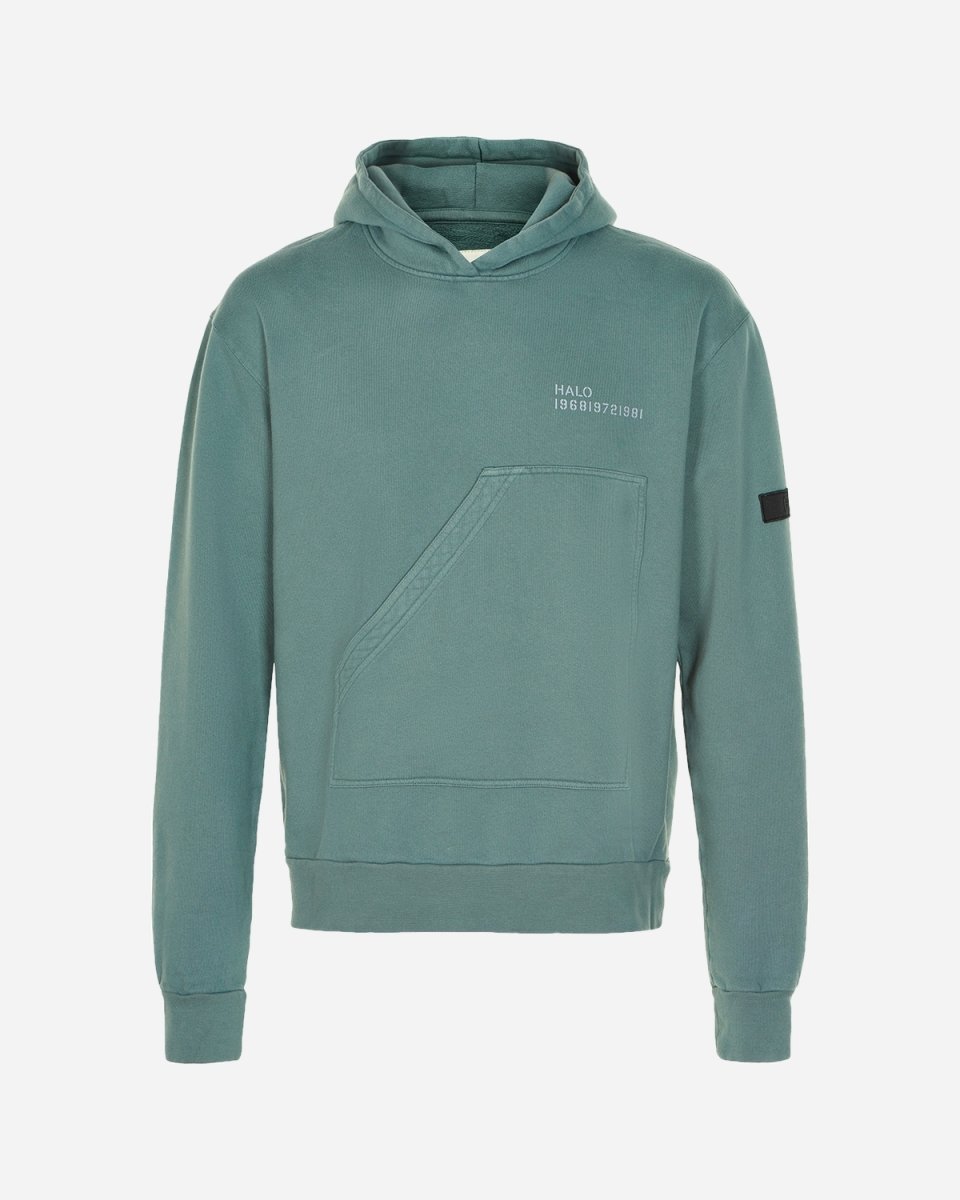 Halo Cotton Hoodie - Stone Green - Munk Store