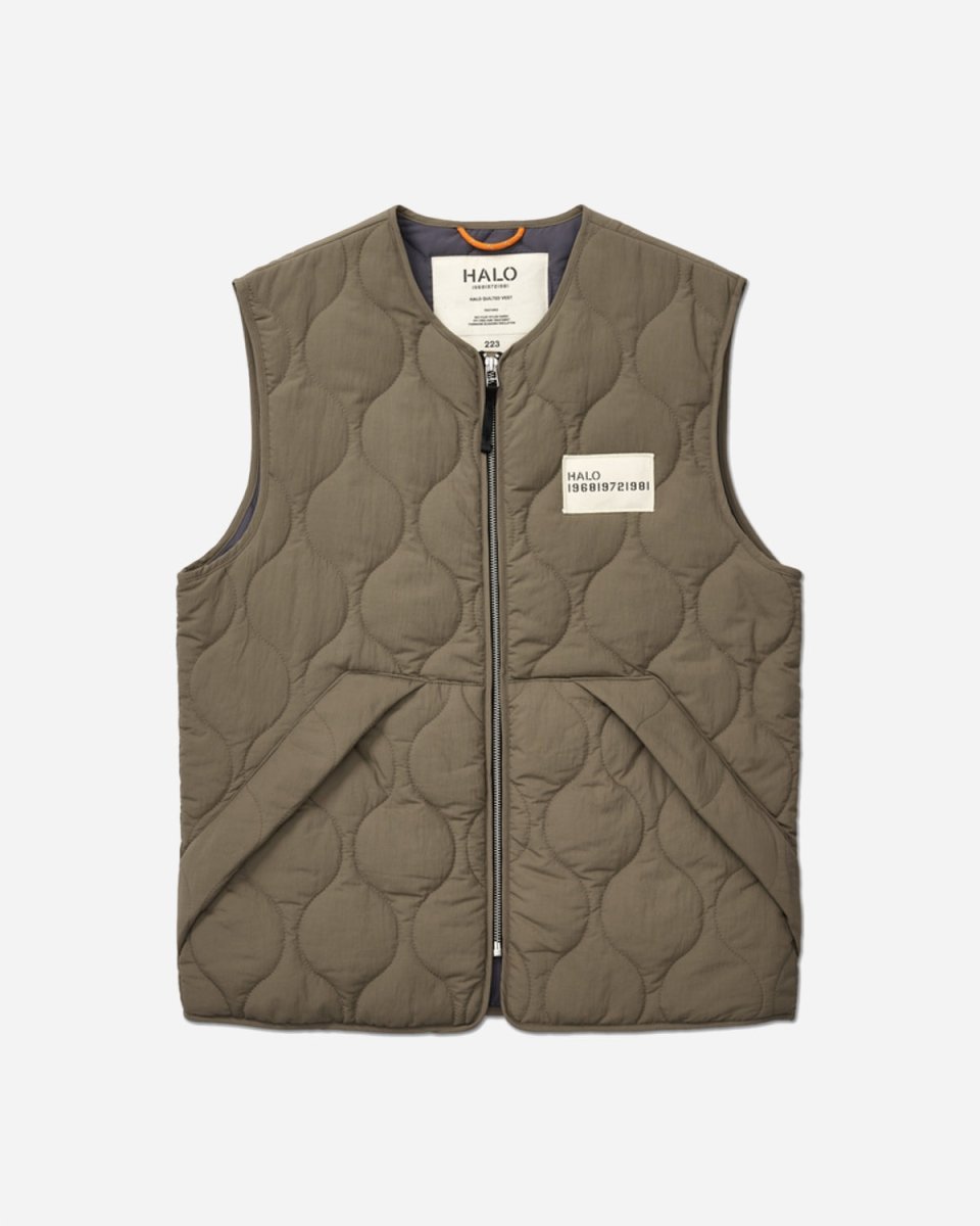 Halo Quilted Vest - Morel - Munk Store