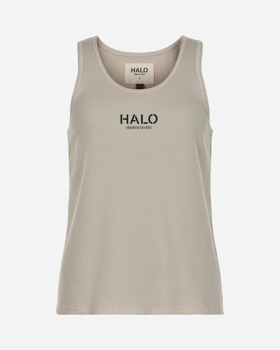 Halo Womens Waffle Top - Pumice Stone - Munk Store