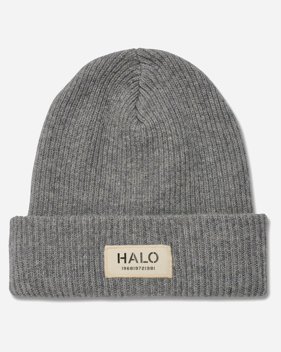 Halo Wool Beanie - Grey Melange - Munk Store