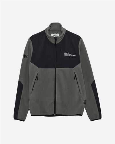HALO Blocked Zip Fleece - Gunmetal
