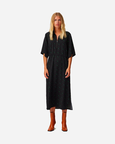 HanniGZ Dress - Black/Green - Munk Store