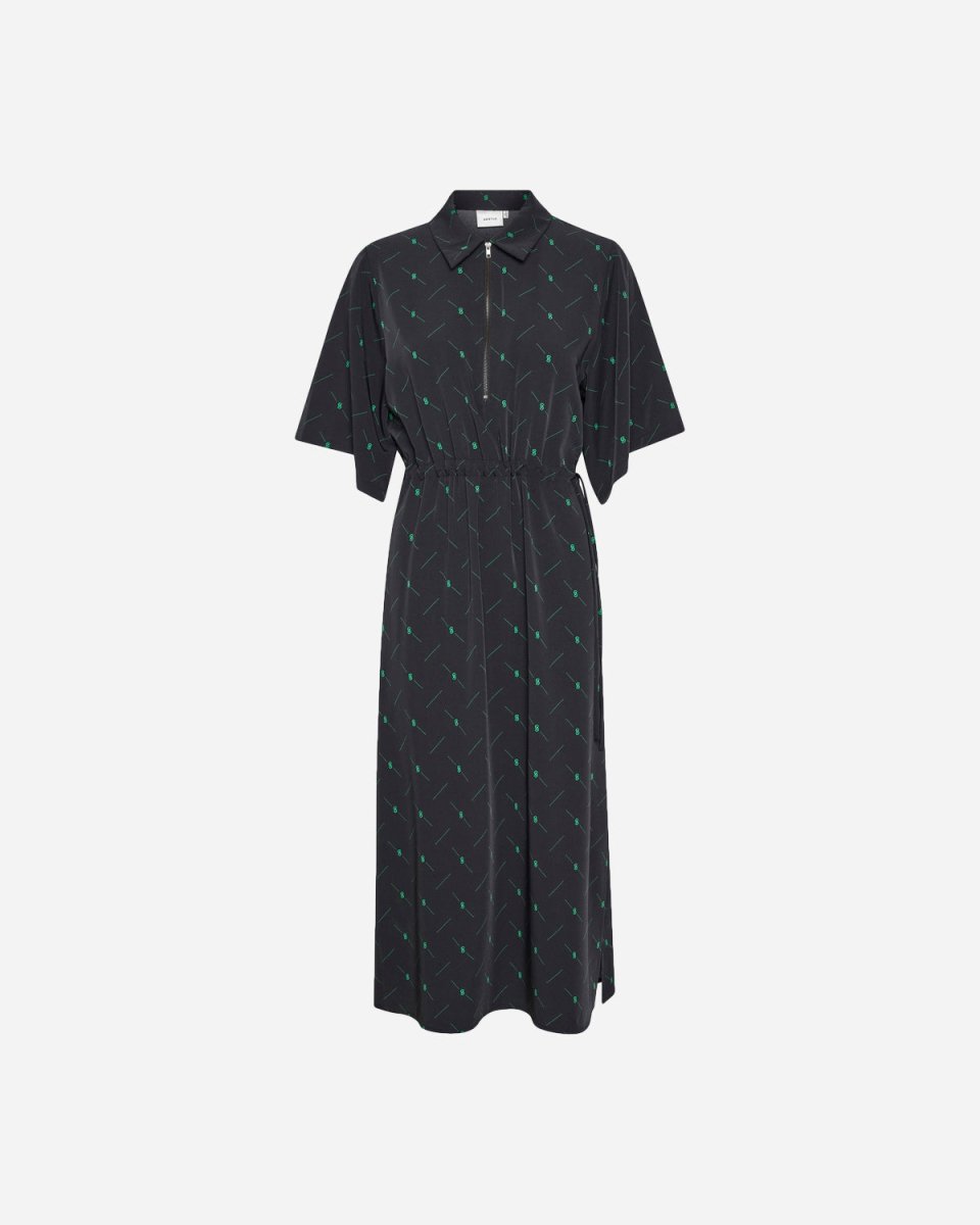 HanniGZ Dress - Black/Green - Munk Store