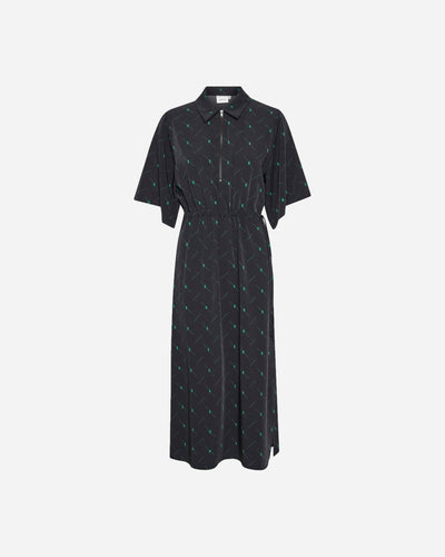 HanniGZ Dress - Black/Green - Munk Store