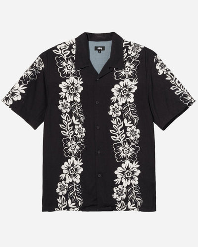 Hawaiiam Pattern Shirt - Black - Munk Store