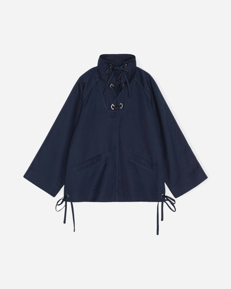 Heavy Twill Oversize Anorak - Sky Captain - Munk Store