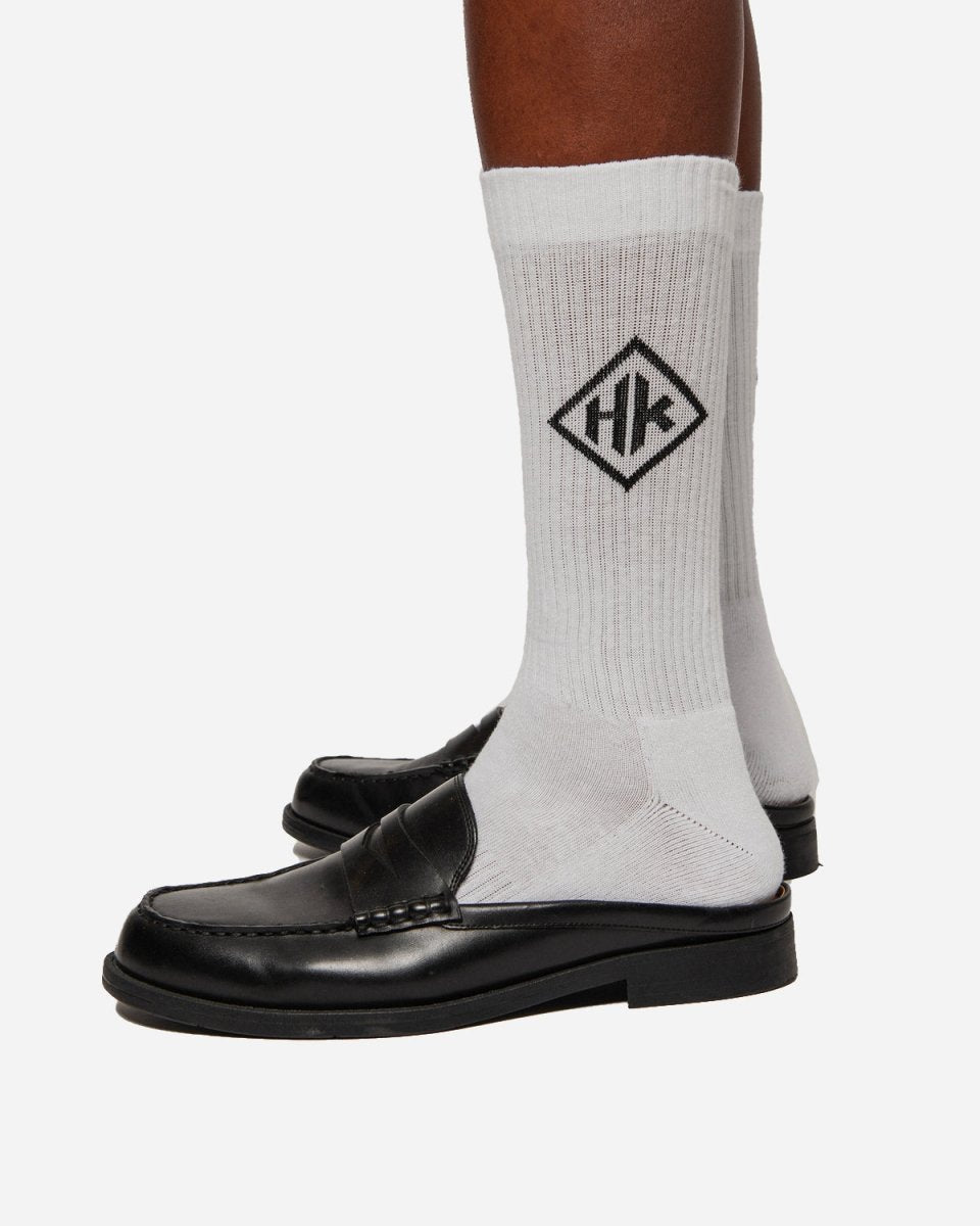 HK - 2 pack socks - White Logo - Munk Store