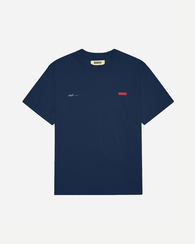 Baine 8410 Tee - Navy/Red