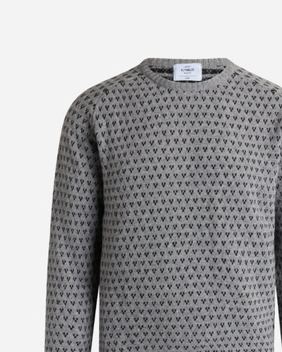 Hugo Knit - Light grey/black - Munk Store