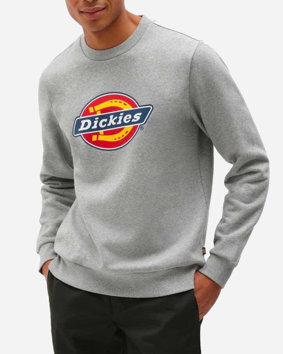 Icon Logo Sweatshirt - Grey Melange - Munk Store