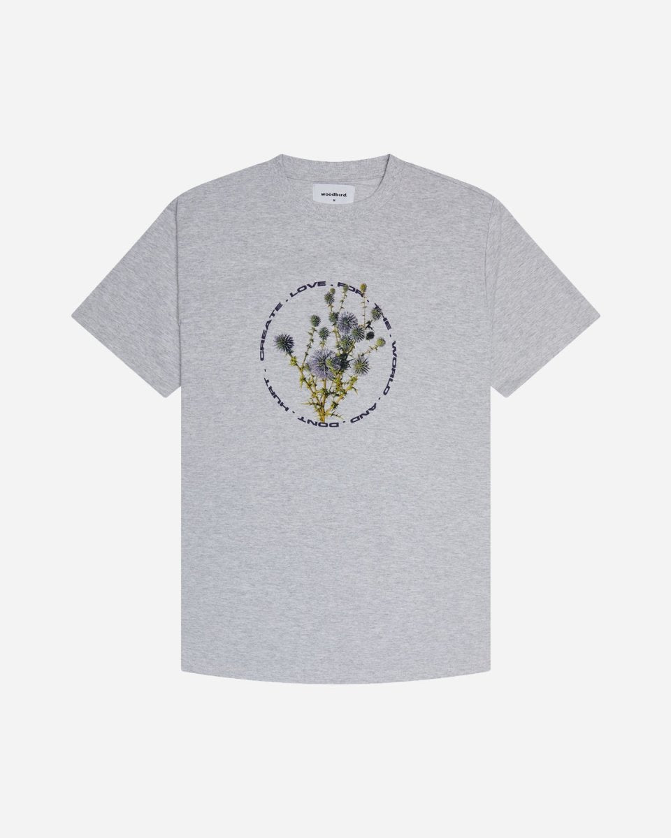 Kaleb Crest Tee - Snow Melange - Munk Store