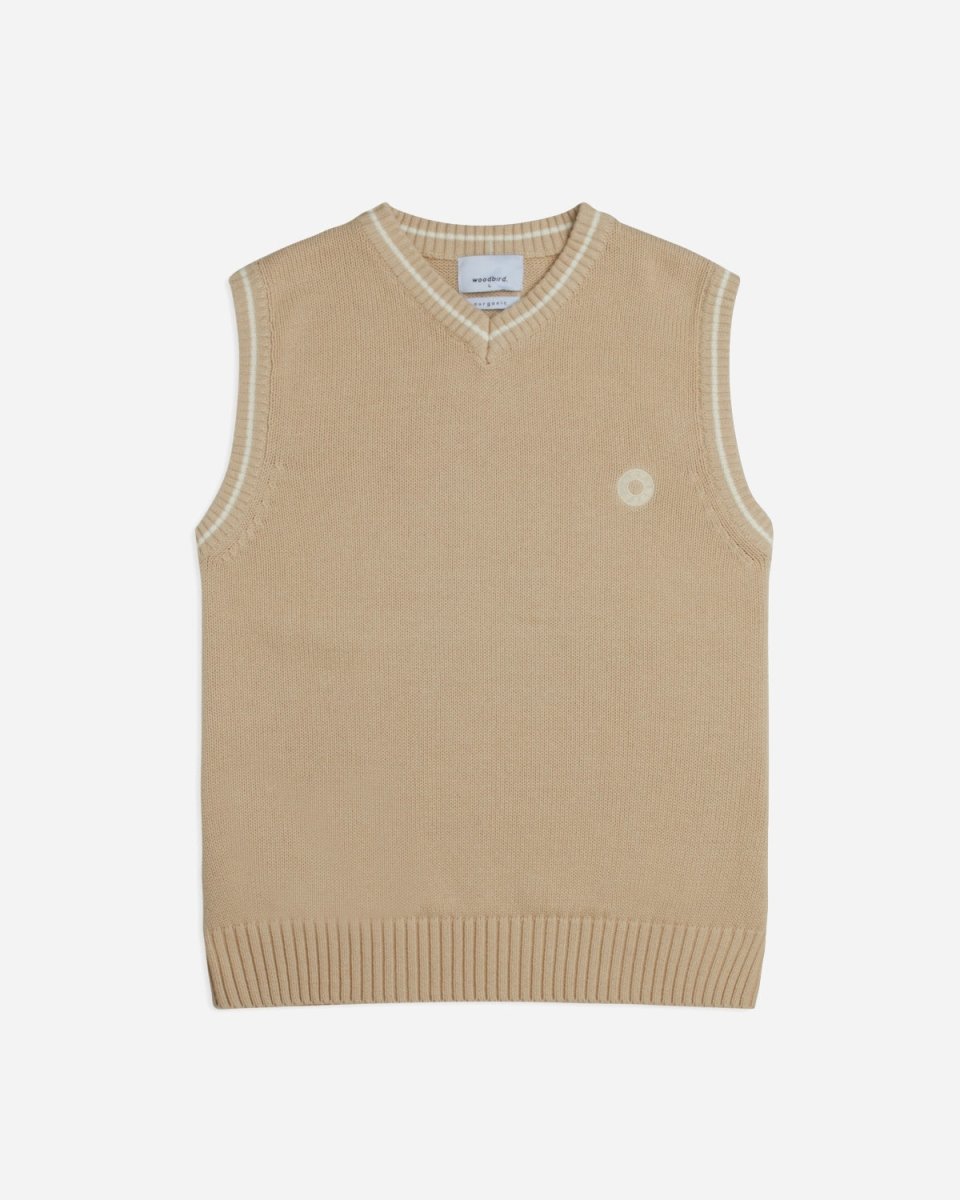 Karl Knit Vest - Ecru - Munk Store