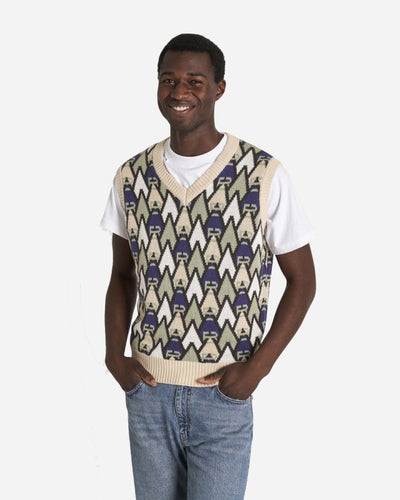 Karl Mono Vest - Ecru - Munk Store