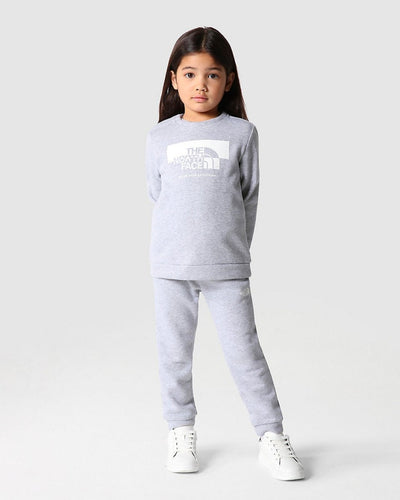 Kids Cotton Fleece Set - Light Grey - Munk Store