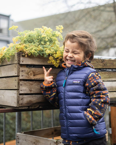 Kids Down Sweater Vest - Classic Navy - Munk Store